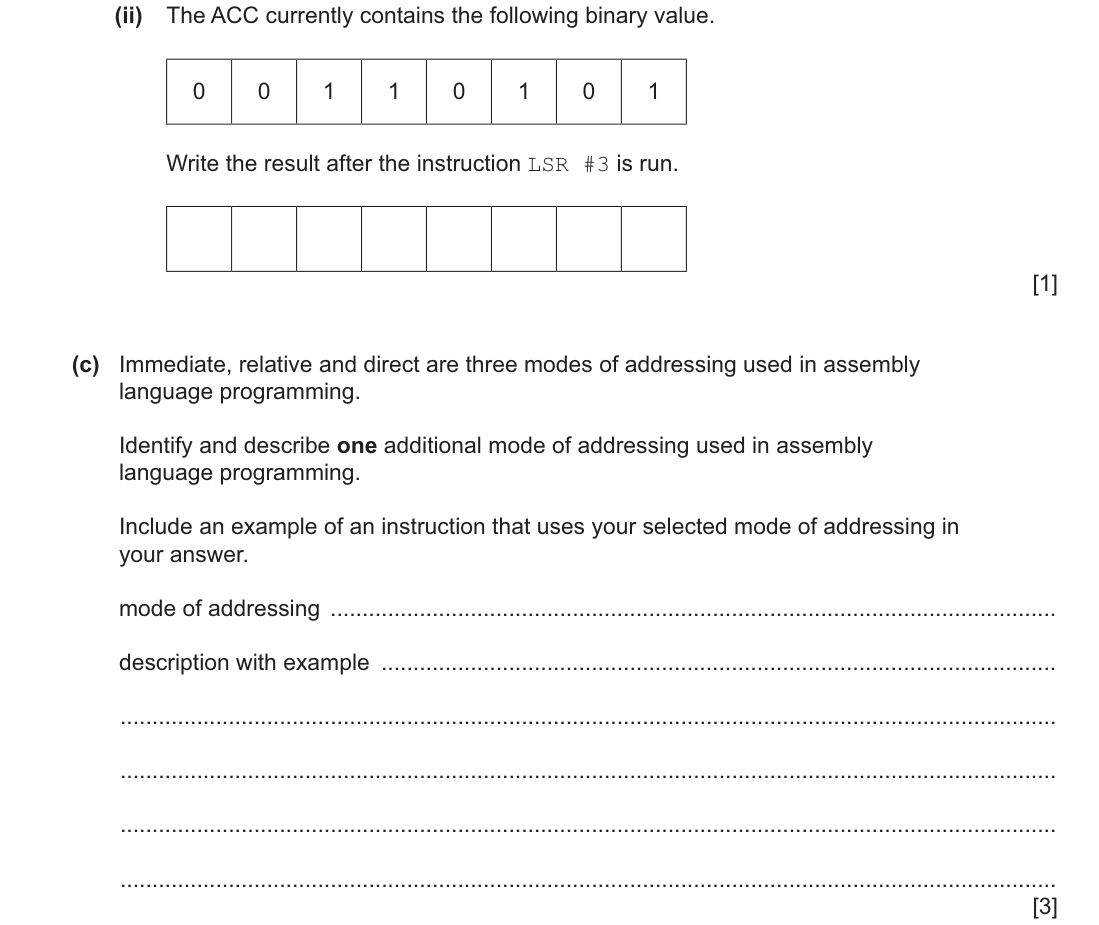 question