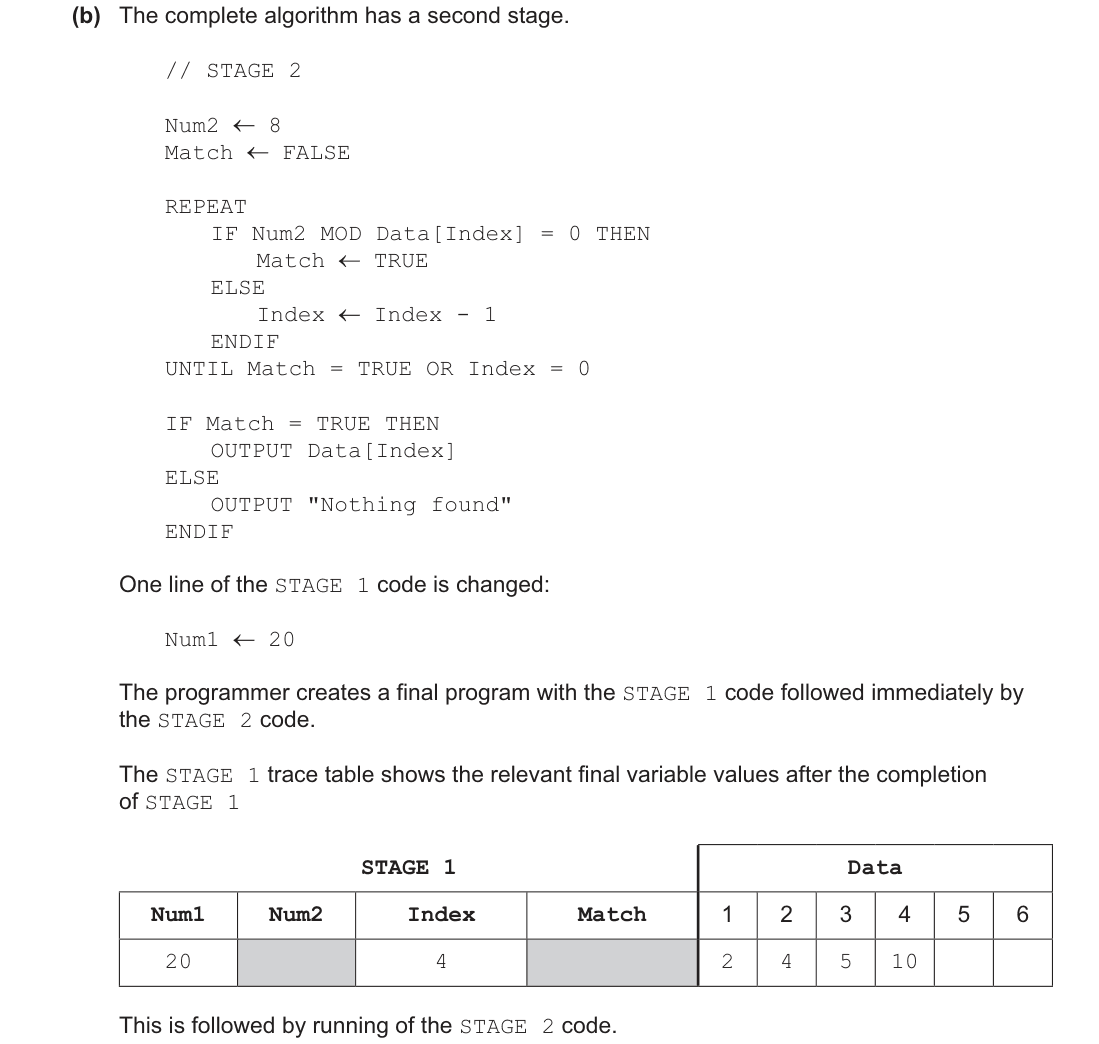 question