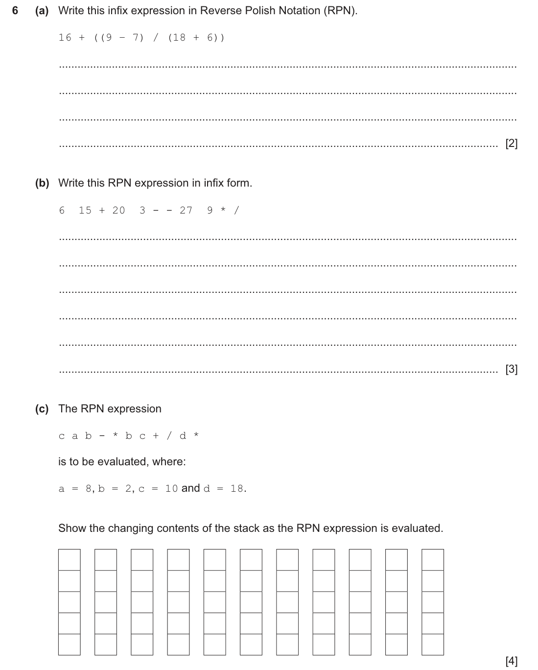 question