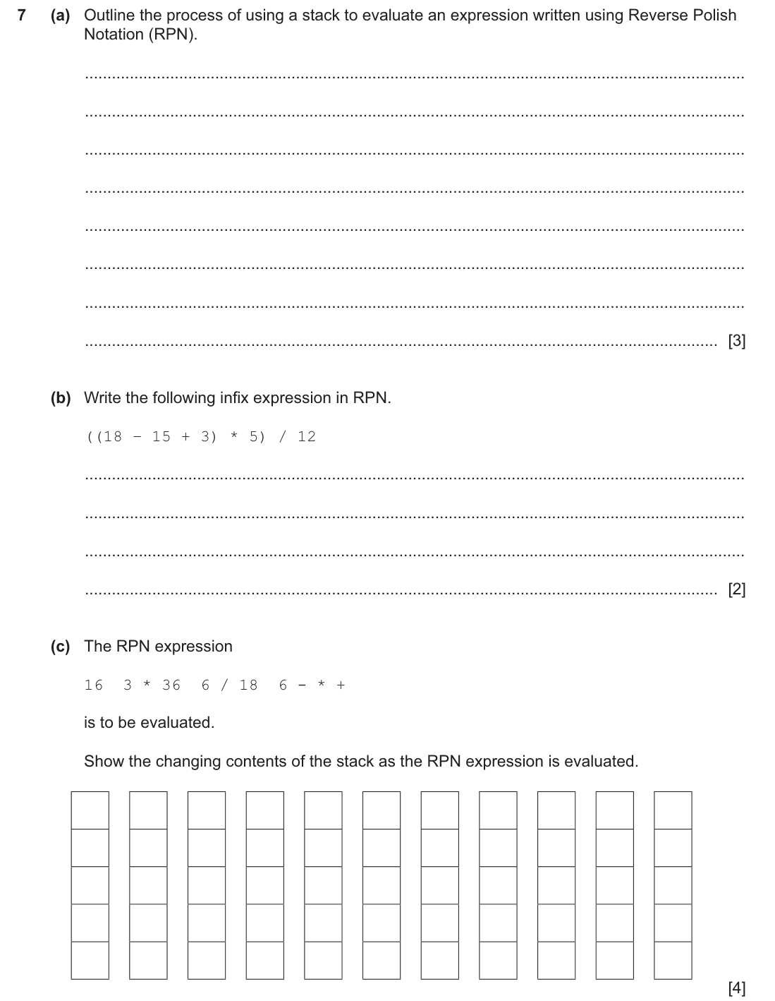 question