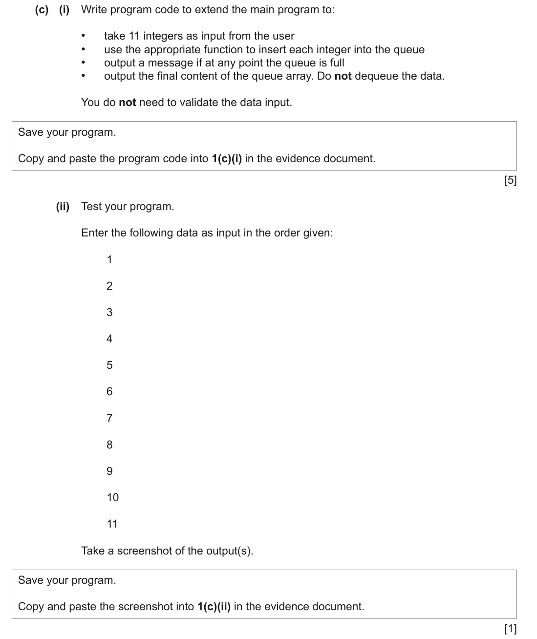 question