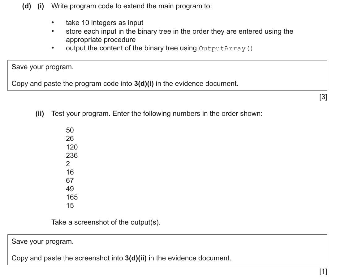 question
