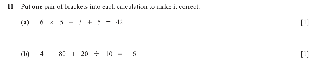 question
