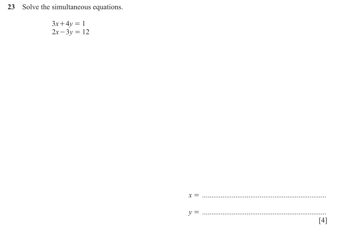 question