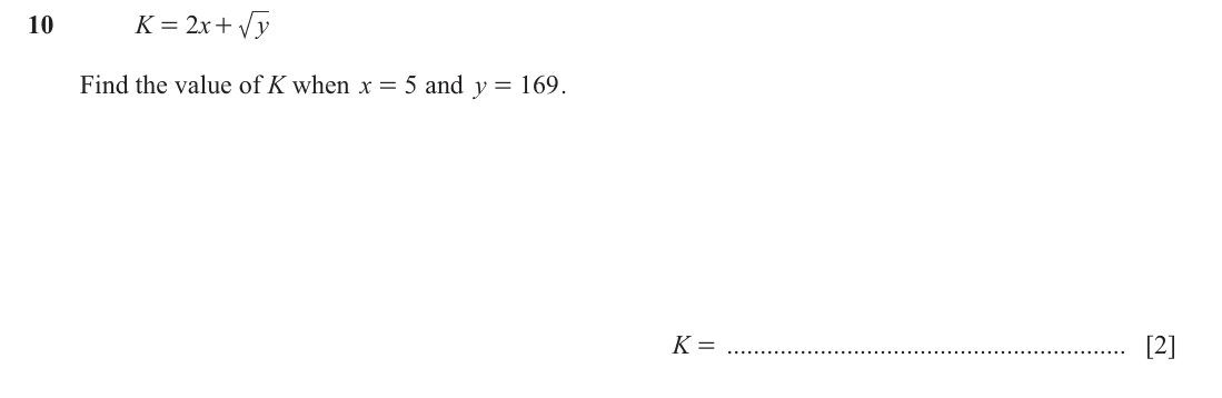 question