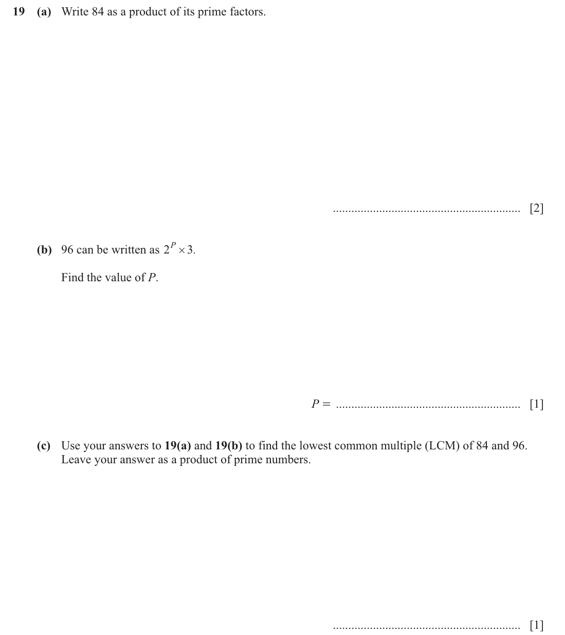 question