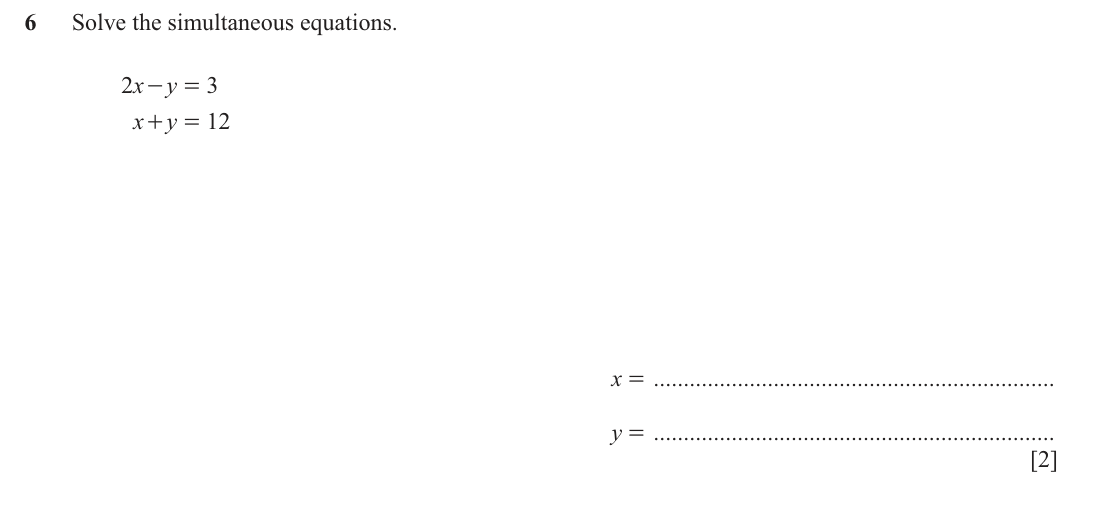 question