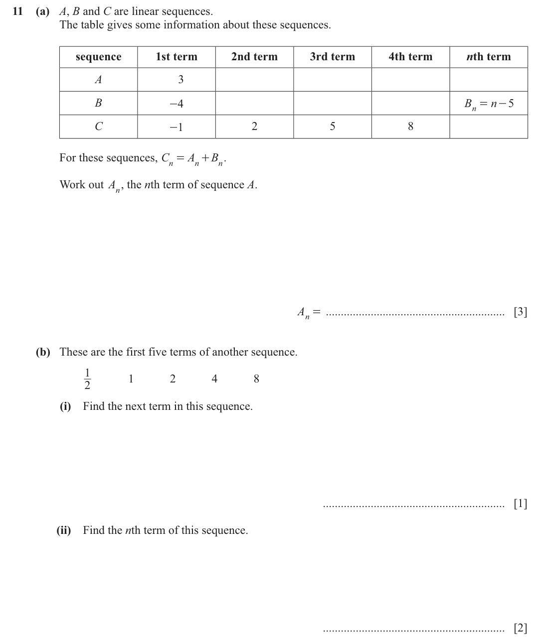 question