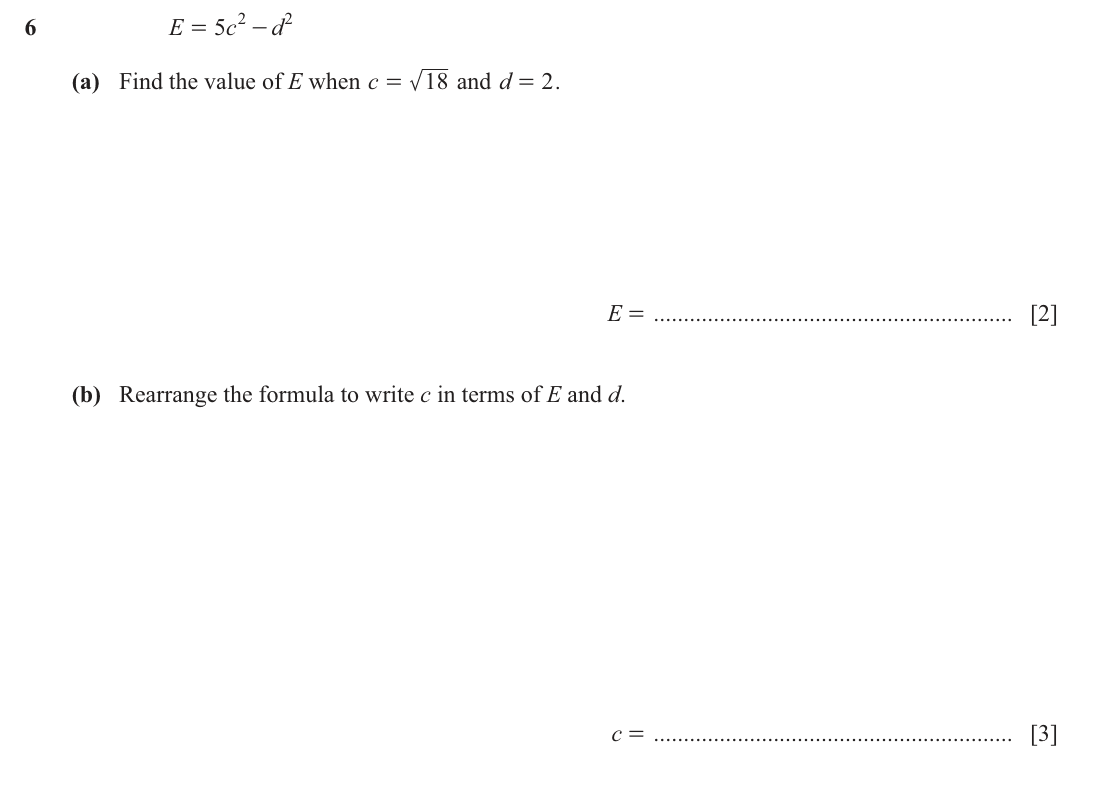 question