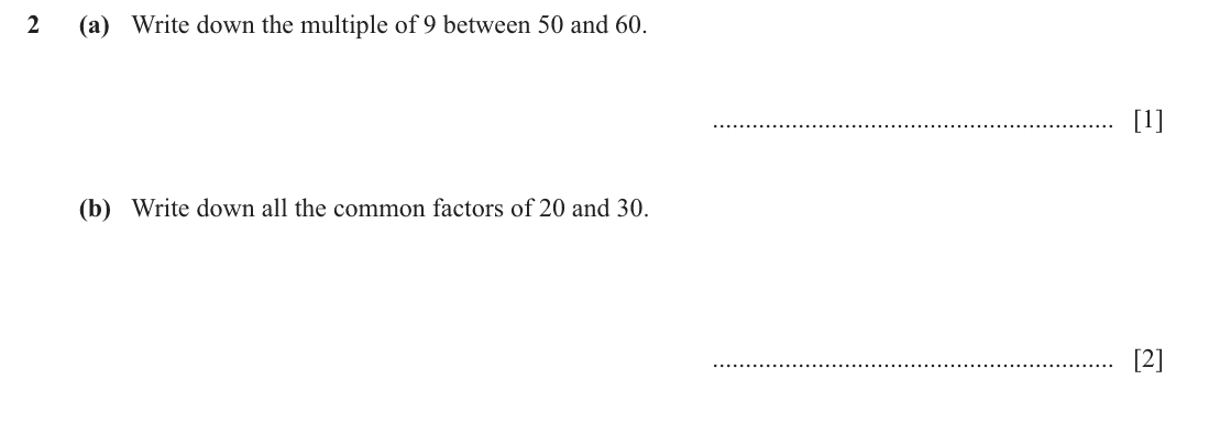 question