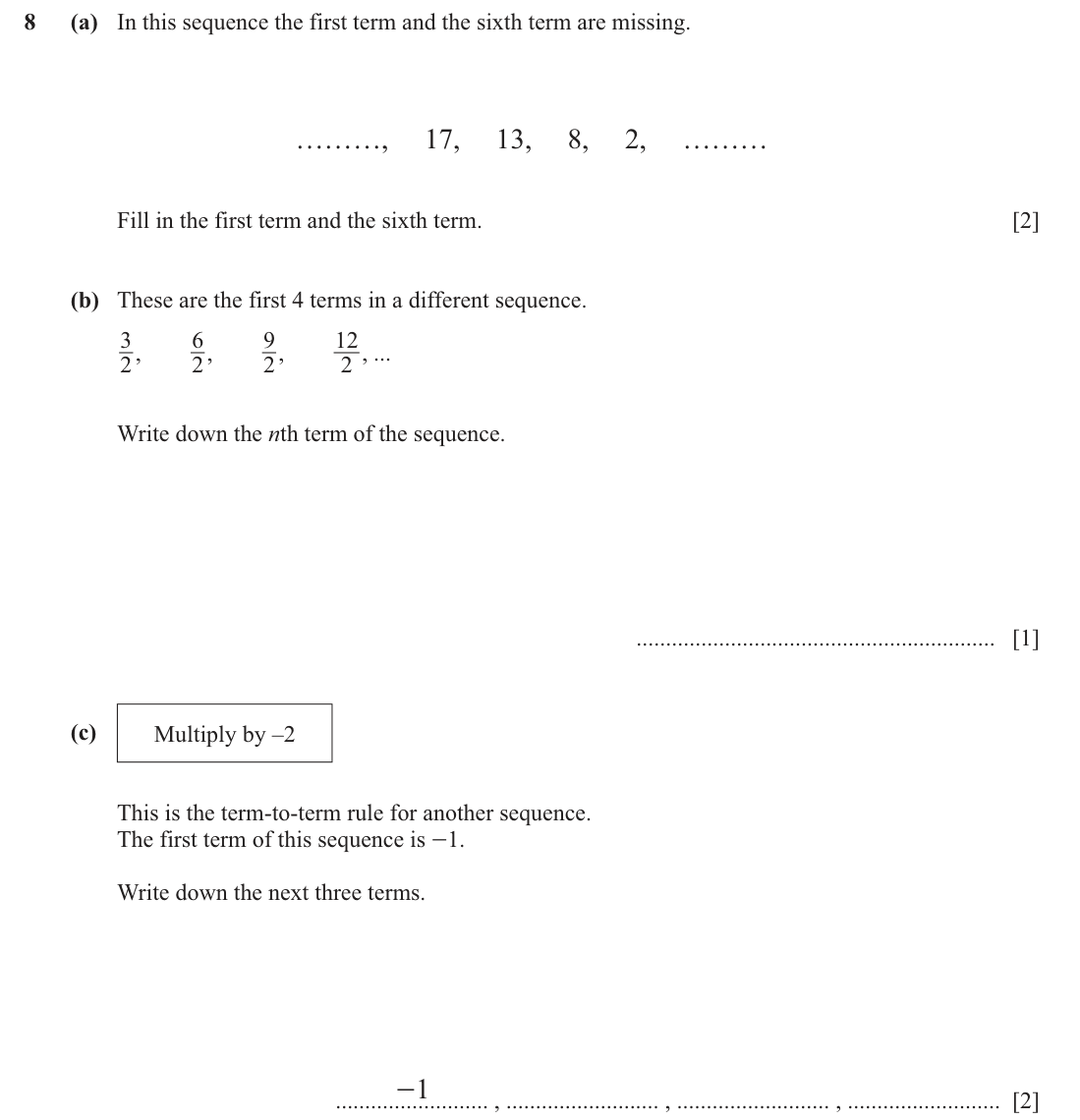 question