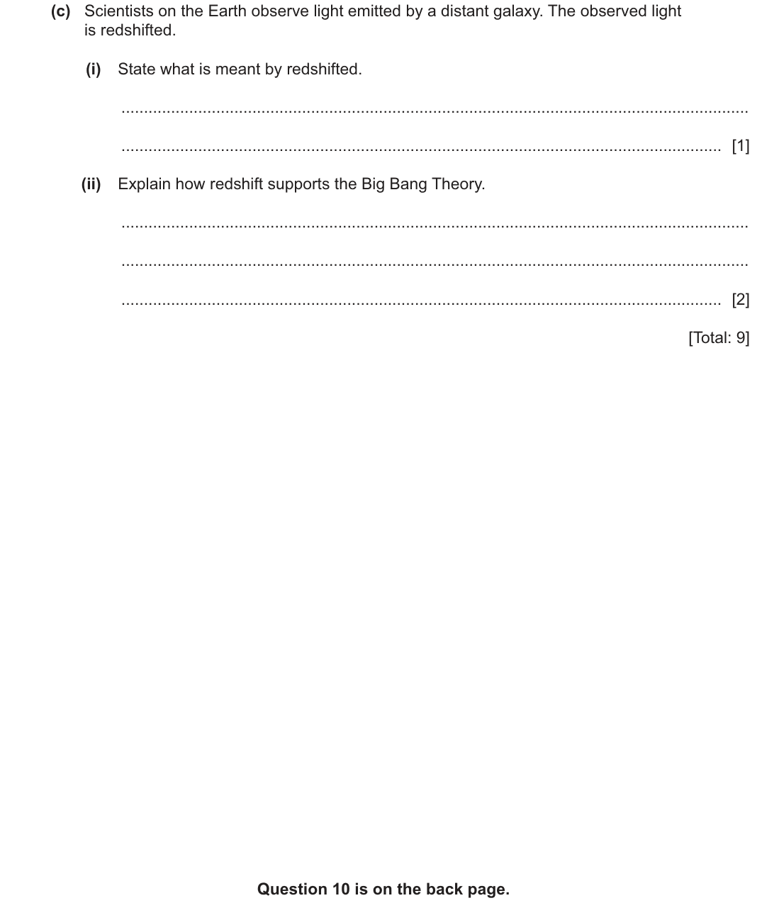 question