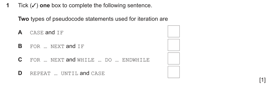 question