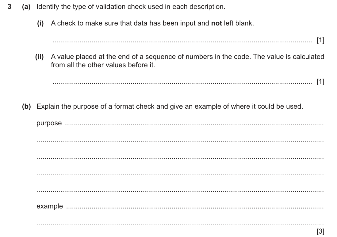 question