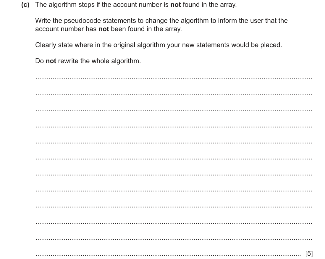 question
